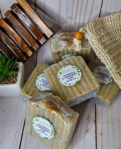 Chamomile calendula soap  is the perfect combination for sensitive skin and also recommended for babies