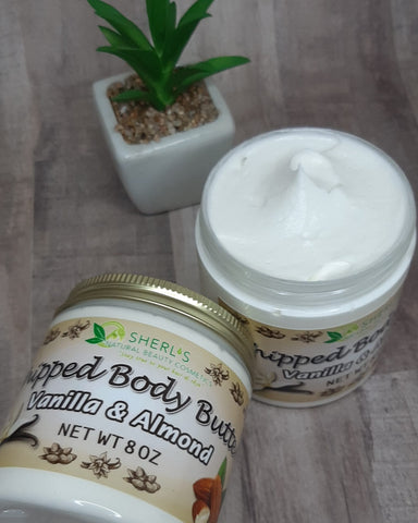 Vanilla& almond  whipped body butter  8 oz