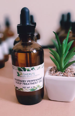 Rosemary peppermint scalp treatment oil  4oz