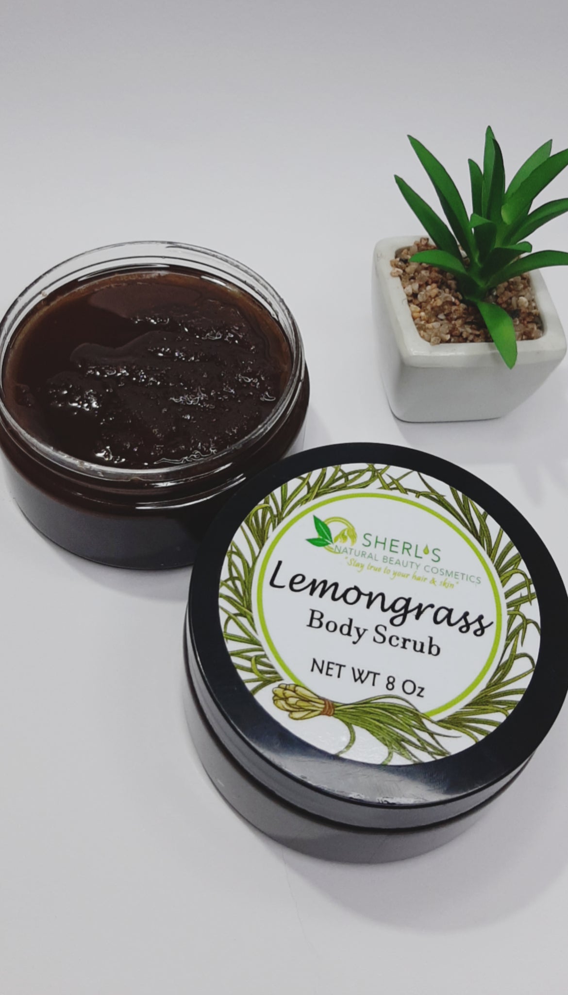 Lemongrass body scrub  8 oz